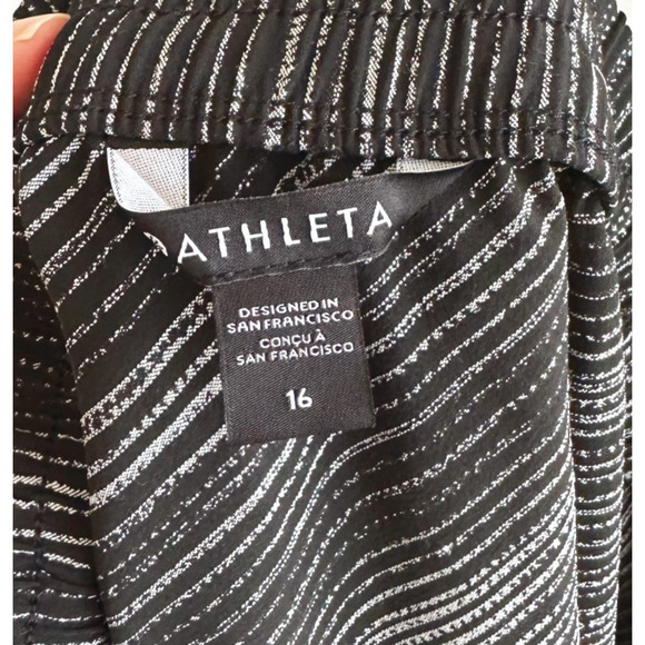 Athleta Womens Jupe Arrival Midi Skirt Size 16 Pockets Drawstring Travel Stretch - Picture 4 of 8